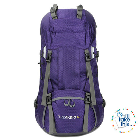 Image of Hiking Camping Outdoor Backpacks 50 or 60L - Nylon Sport Bag for Camping, Travelling - I'LL TAKE THIS