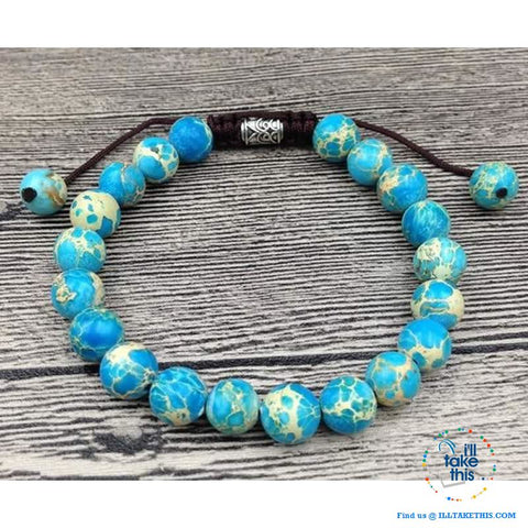 Image of Calming, Wellbeing and Healing Bracelets with Bronzite, Moonstone, Jasper or Labrotore Stones - I'LL TAKE THIS