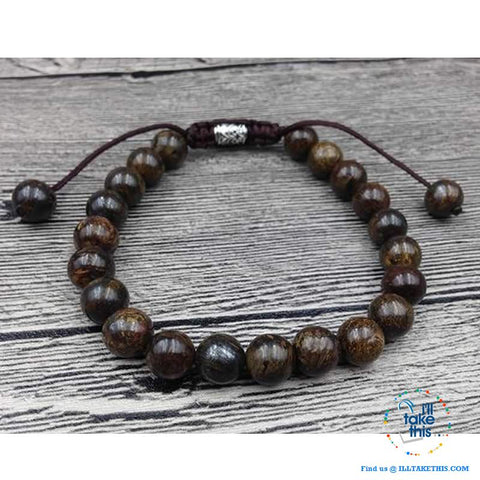 Image of Calming, Wellbeing and Healing Bracelets with Bronzite, Moonstone, Jasper or Labrotore Stones - I'LL TAKE THIS