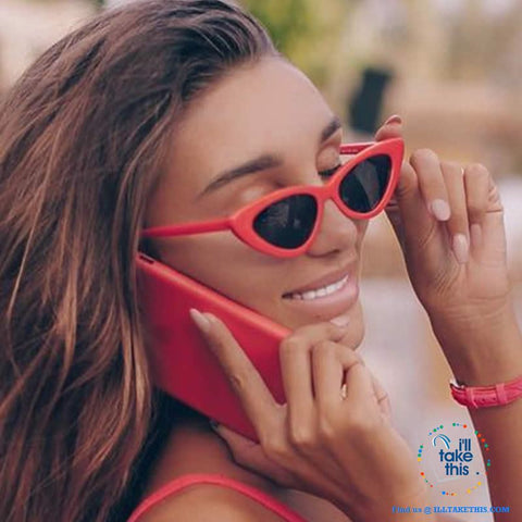 Image of Cat Eye Style Polarized Sunglasses which are totally retro. 13 Colors - I'LL TAKE THIS
