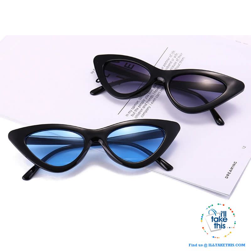 Cat Eye Style Polarized Sunglasses which are totally retro. 13 Colors - I'LL TAKE THIS