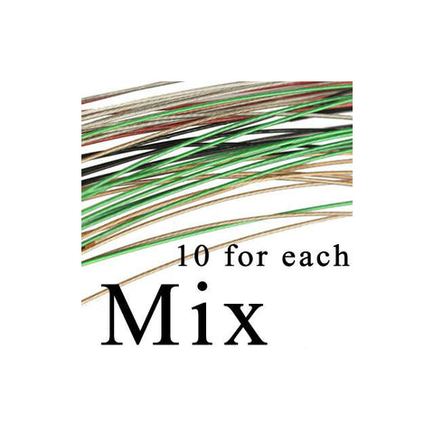 Image of 50PCS Steel Wire Leader Rope Fishing Line Lure Leader Swivel Interlock Snap Anti-bite Line fishing hooks 16/18/22/25/28cm - I'LL TAKE THIS