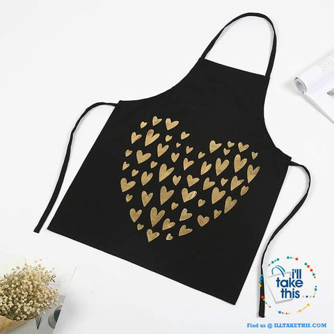 Image of Colorful Kitchen Apron Series Love hearts to eyelashes loads of Colors - I'LL TAKE THIS