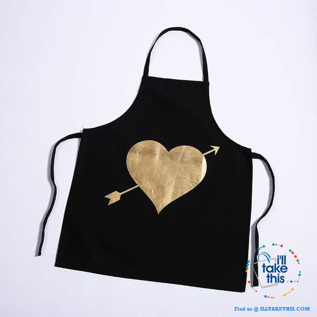 Colorful Kitchen Apron Series Love hearts to eyelashes loads of Colors - I'LL TAKE THIS