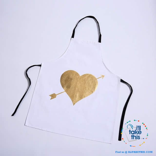 Colorful Kitchen Apron Series Love hearts to eyelashes loads of Colors - I'LL TAKE THIS