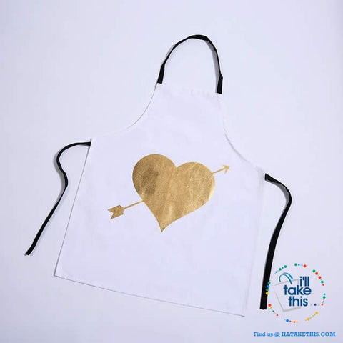 Image of Colorful Kitchen Apron Series Love hearts to eyelashes loads of Colors - I'LL TAKE THIS