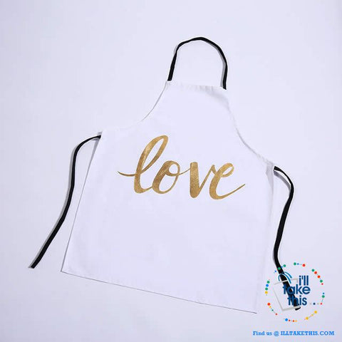 Image of Colorful Kitchen Apron Series Love hearts to eyelashes loads of Colors - I'LL TAKE THIS