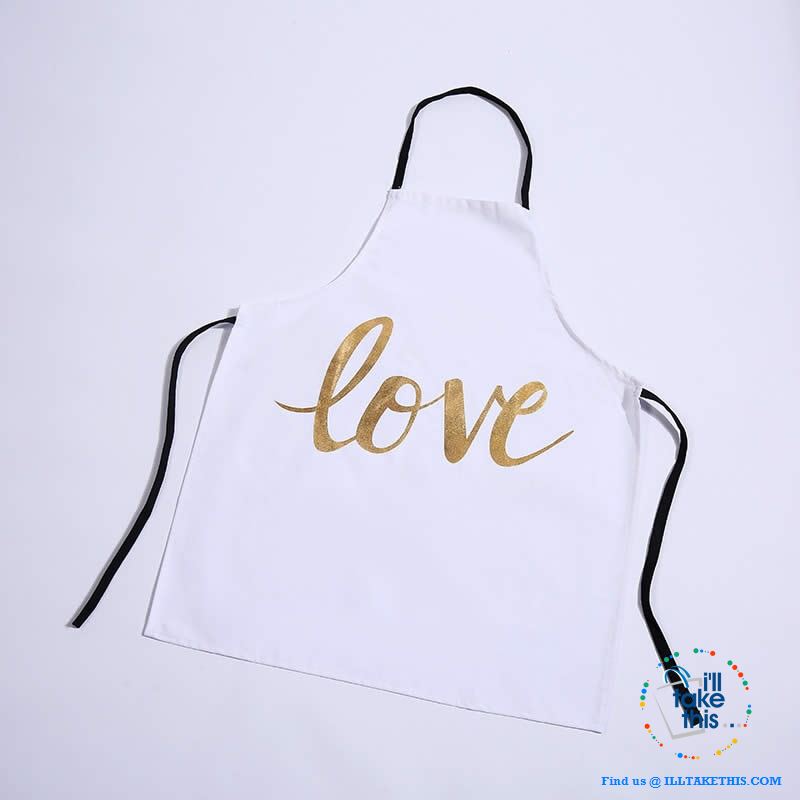 Colorful Kitchen Apron Series Love hearts to eyelashes loads of Colors - I'LL TAKE THIS
