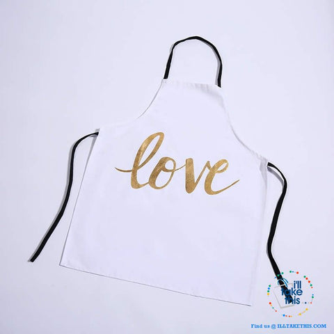 Image of Colorful Kitchen Apron Series Love hearts to eyelashes loads of Colors - I'LL TAKE THIS