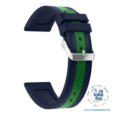 Image of Apple Watchband, Colorful Silicone wrist strap suit Apple Series 4 down 38mm & 42mm - I'LL TAKE THIS