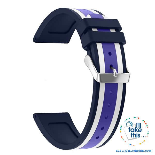 Apple Watchband, Colorful Silicone wrist strap suit Apple Series 4 down 38mm & 42mm - I'LL TAKE THIS