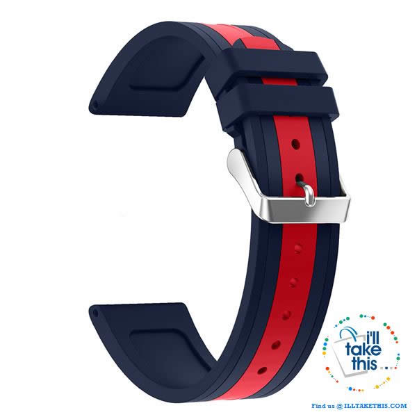 Apple Watchband, Colorful Silicone wrist strap suit Apple Series 4 down 38mm & 42mm - I'LL TAKE THIS