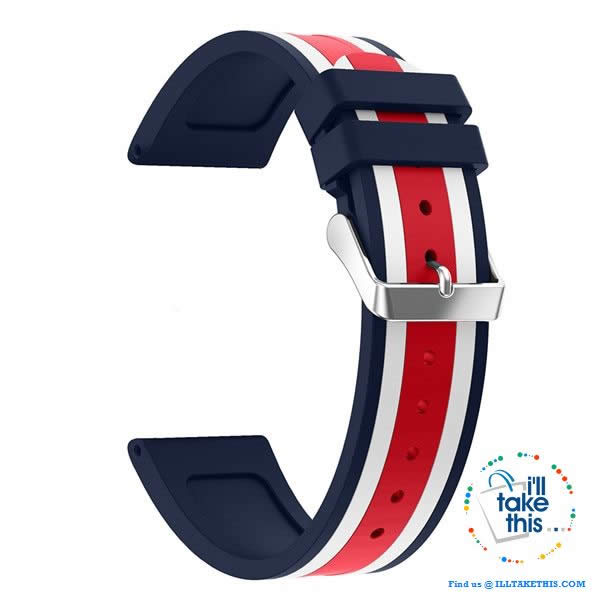 Apple Watchband, Colorful Silicone wrist strap suit Apple Series 4 down 38mm & 42mm - I'LL TAKE THIS