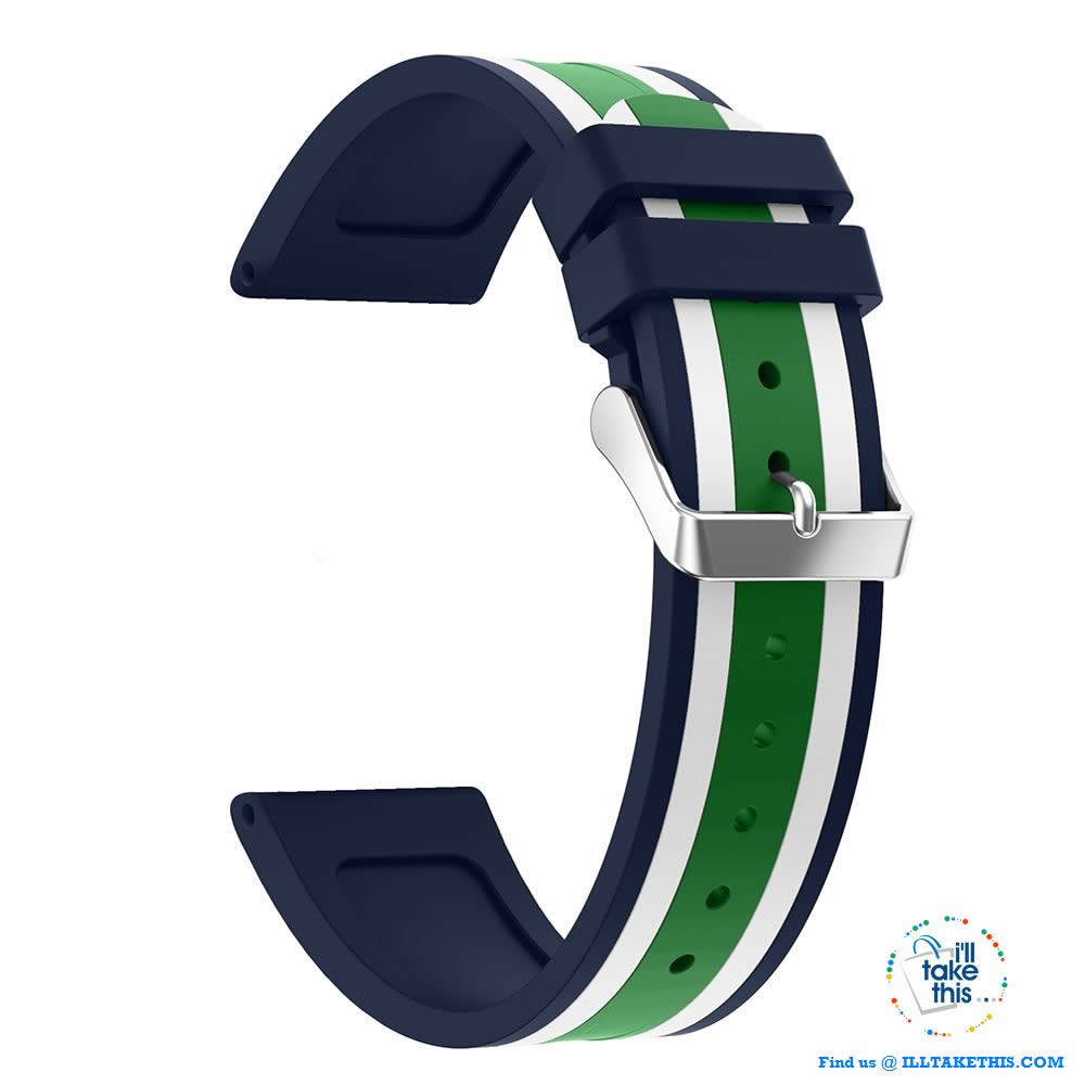 Apple Watchband, Colorful Silicone wrist strap suit Apple Series 4 down 38mm & 42mm - I'LL TAKE THIS