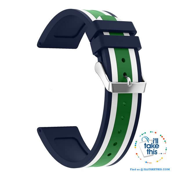 Apple Watchband, Colorful Silicone wrist strap suit Apple Series 4 down 38mm & 42mm - I'LL TAKE THIS
