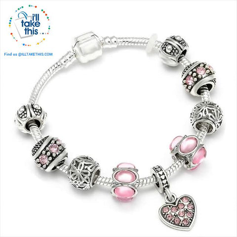 Image of Murano Beads and Charm Bracelets ideal Women's Friendship Bracelet - Lot's of Style and colors - I'LL TAKE THIS