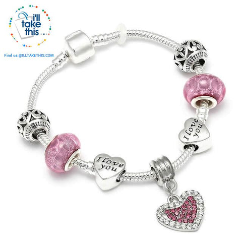 Image of Murano Beads and Charm Bracelets ideal Women's Friendship Bracelet - Lot's of Style and colors - I'LL TAKE THIS