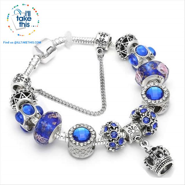 Murano Beads and Charm Bracelets ideal Women's Friendship Bracelet - Lot's of Style and colors - I'LL TAKE THIS