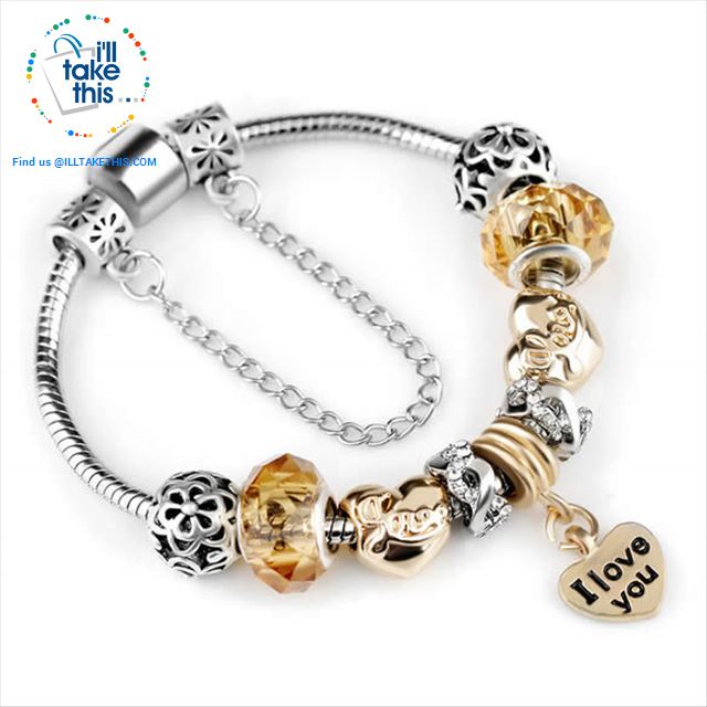 Murano Beads and Charm Bracelets ideal Women's Friendship Bracelet - Lot's of Style and colors - I'LL TAKE THIS