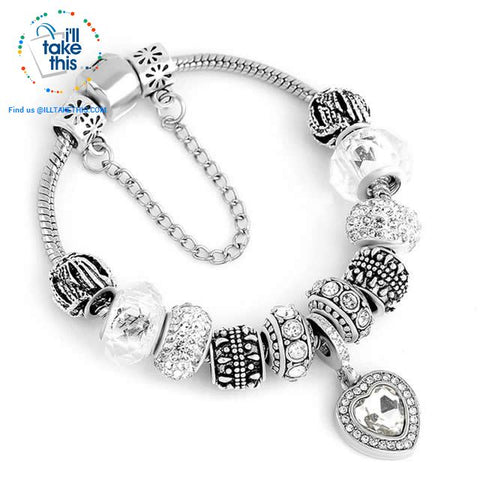 Image of Murano Beads and Charm Bracelets ideal Women's Friendship Bracelet - Lot's of Style and colors - I'LL TAKE THIS