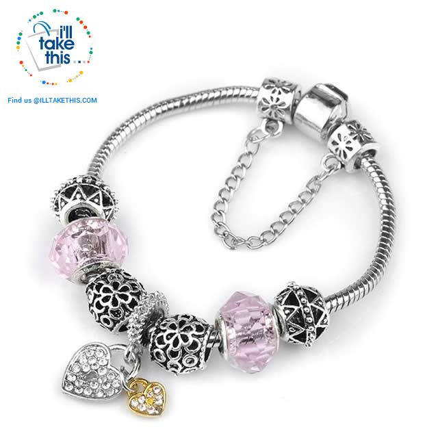 Murano Beads and Charm Bracelets ideal Women's Friendship Bracelet - Lot's of Style and colors - I'LL TAKE THIS