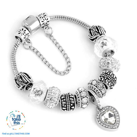 Image of Murano Beads and Charm Bracelets ideal Women's Friendship Bracelet - Lot's of Style and colors - I'LL TAKE THIS