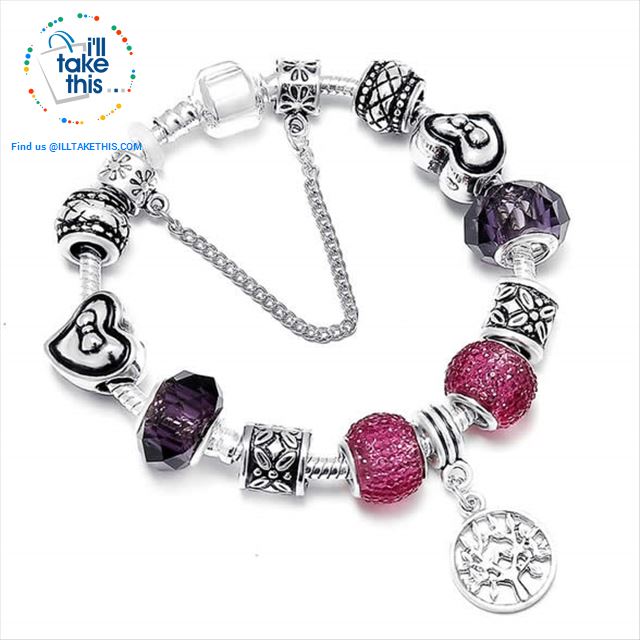 Murano Beads and Charm Bracelets ideal Women's Friendship Bracelet - Lot's of Style and colors - I'LL TAKE THIS