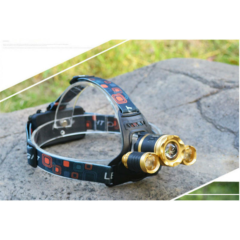 π£ Headlamp Zoomable Ultra High 10000 Lumens Headlight 3 * LED CREE XM-L T6 - I'LL TAKE THIS