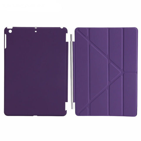 Image of iPad 9.7 2017/18 Magnetic flip stand case, smart cover, auto wake/sleep solid back in Vegan leather - I'LL TAKE THIS
