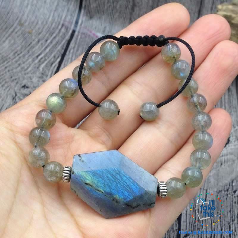 Destiny Natural Labradorite Stone Bracelets - I'LL TAKE THIS