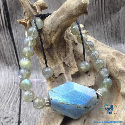 Image of Destiny Natural Labradorite Stone Bracelets - I'LL TAKE THIS