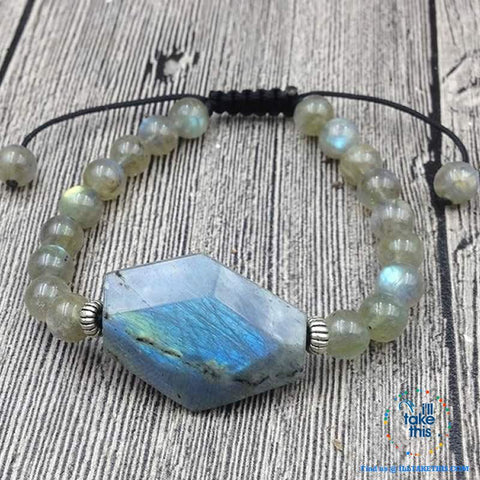 Image of Destiny Natural Labradorite Stone Bracelets - I'LL TAKE THIS