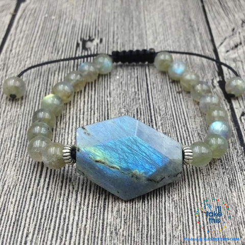 Image of Destiny Natural Labradorite Stone Bracelets - I'LL TAKE THIS