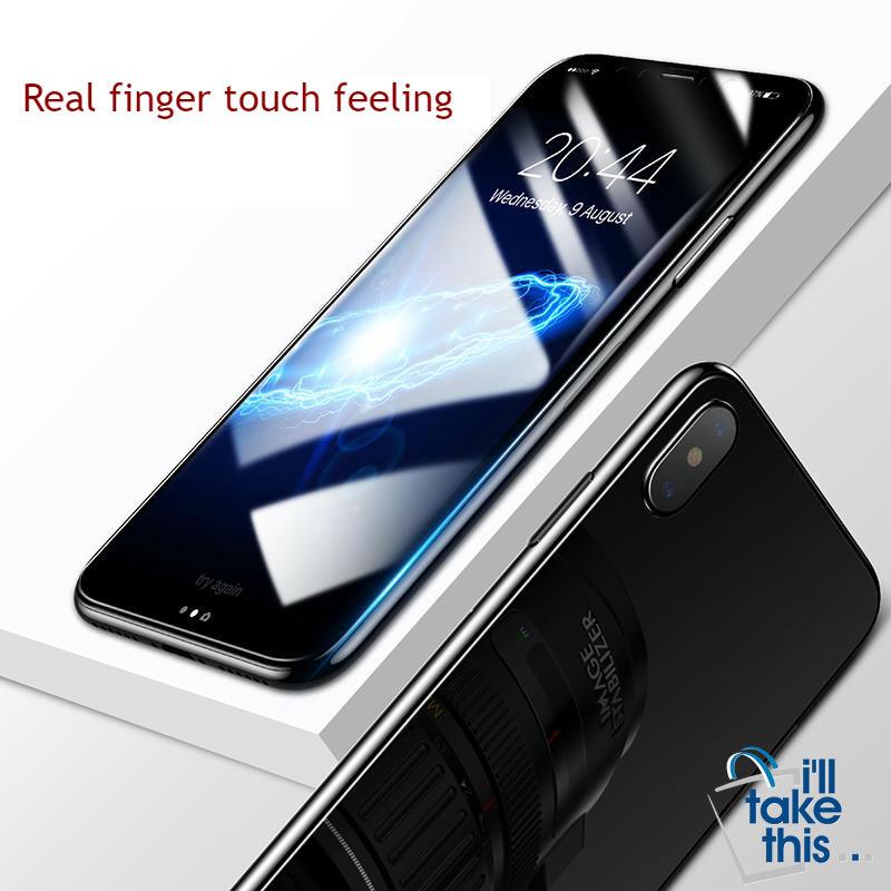 Premium Front and Back Screen Protector For iPhone X - Full Body Cover Toughened Tempered Glass
