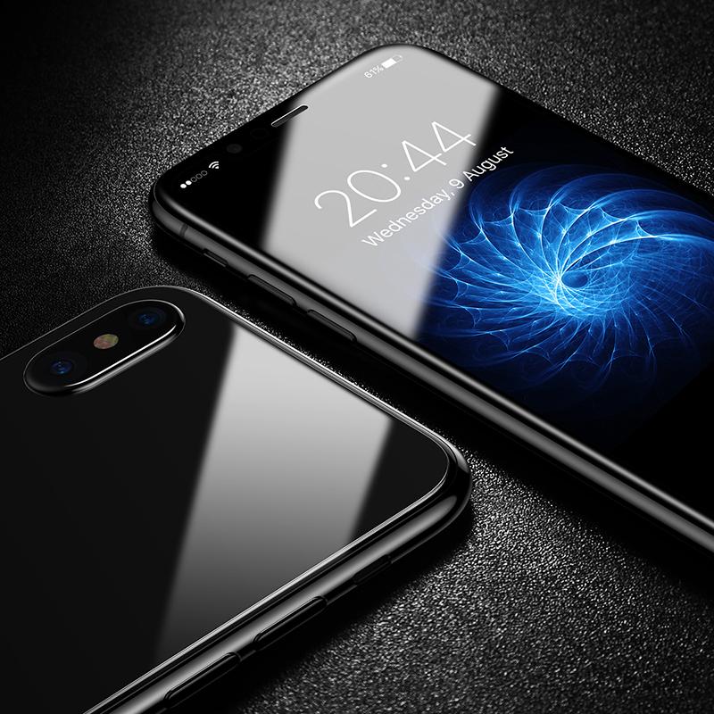 Premium Front and Back Screen Protector For iPhone X - Full Body Cover Toughened Tempered Glass