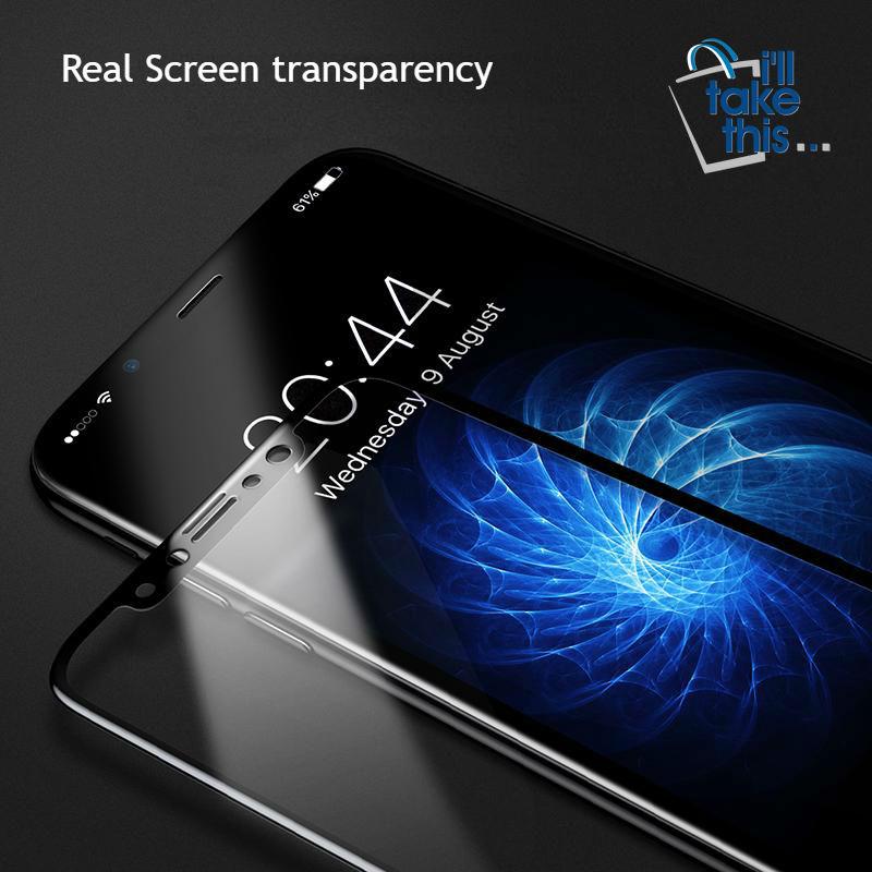 Premium Front and Back Screen Protector For iPhone X - Full Body Cover Toughened Tempered Glass