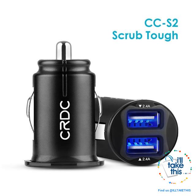 Dual USB Car Charger Quick/Fast Charge Mobile Phone Car-charger adapter for iPhone/Samsung/Lg Phone - I'LL TAKE THIS