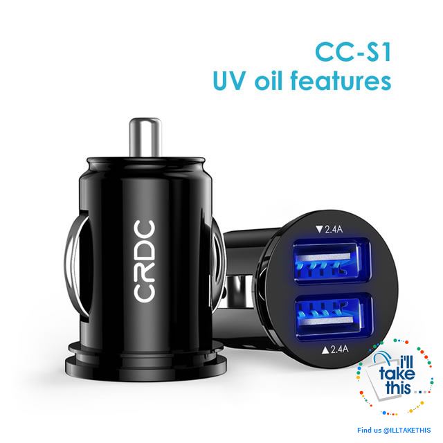Dual USB Car Charger Quick/Fast Charge Mobile Phone Car-charger adapter for iPhone/Samsung/Lg Phone - I'LL TAKE THIS