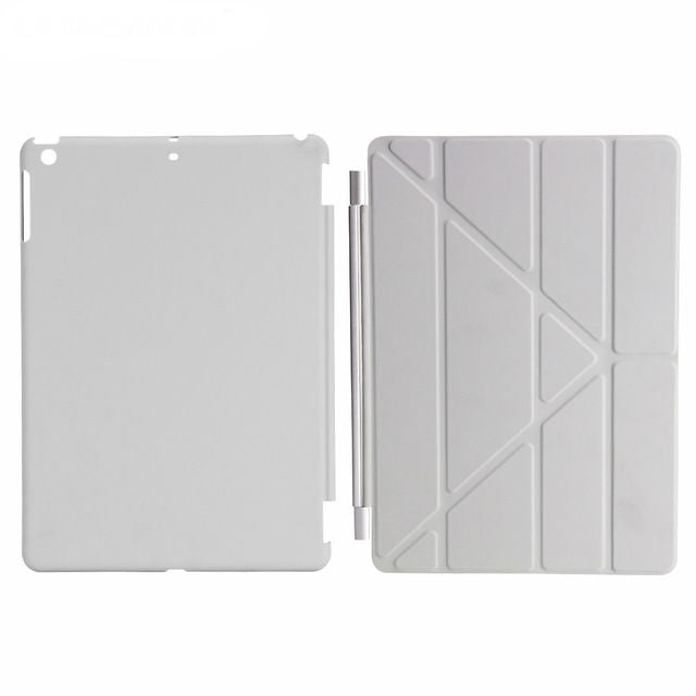 iPad 9.7 2017/18 Magnetic flip stand case, smart cover, auto wake/sleep solid back in Vegan leather - I'LL TAKE THIS