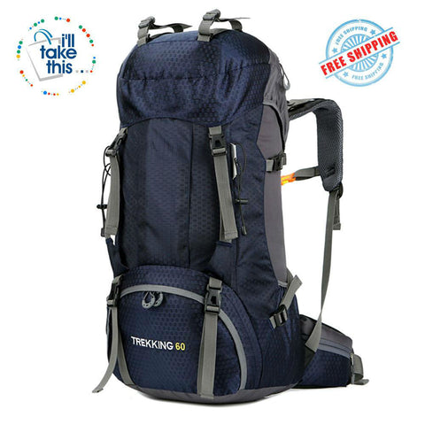 Image of Hiking Camping Outdoor Backpacks 50 or 60L - Nylon Sport Bag for Camping, Travelling - I'LL TAKE THIS