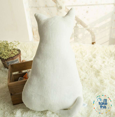 Image of Super Cute soft plush back shadow CAT Stuffed cushion cartoon pillow 45cm/17.7' - I'LL TAKE THIS