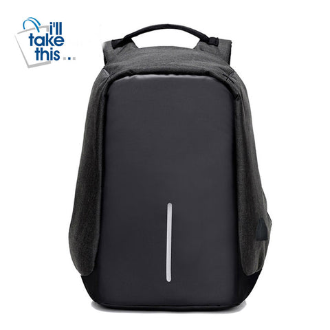 Image of Anti-theft backpack Multifunction USB Charge Men 15inch Laptop Backpacks School Bags Travel Backpack - I'LL TAKE THIS