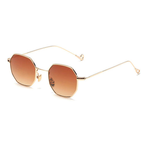 Image of Super Light Weight Octagon Sunglasses Unisex in Yellow, Red, Blue Tinted + Clear Lens Glasses - I'LL TAKE THIS