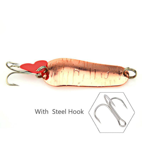 Image of Fishing Lures - Wobblers Spinners Metal Spoon Bait Wobbler Artificial Tackle Kit - Set of 4 - I'LL TAKE THIS