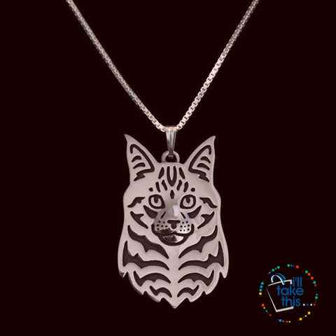 Image of Maine Coon Cat Pendant with Free Chain - I'LL TAKE THIS