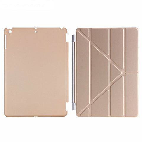 Image of iPad 9.7 2017/18 Magnetic flip stand case, smart cover, auto wake/sleep solid back in Vegan leather - I'LL TAKE THIS