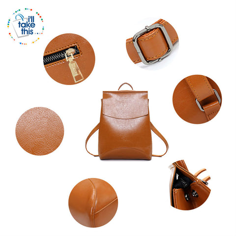 Image of Leisure Backpack is simply crafted with clean, elegant lines - 9 Colors Choice - I'LL TAKE THIS