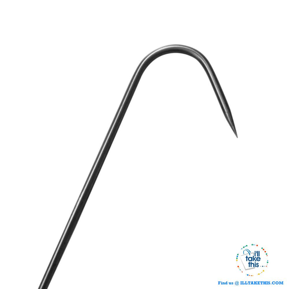 Fisherman's Telescopic Gaff, Aluminum Body with Stainless Hook + Sturdy Handle 2 or 4 Foot - I'LL TAKE THIS