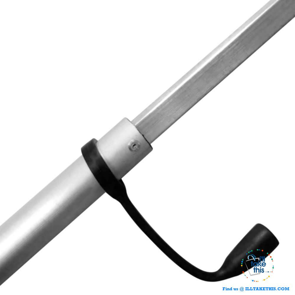 Fisherman's Telescopic Gaff, Aluminum Body with Stainless Hook + Sturdy Handle 2 or 4 Foot - I'LL TAKE THIS