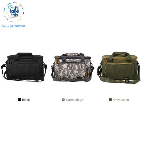 Image of Fishing Bag - Built tough with Canvas Multi-function Bag with Waist/Shoulder Strap - 3 Colors - I'LL TAKE THIS